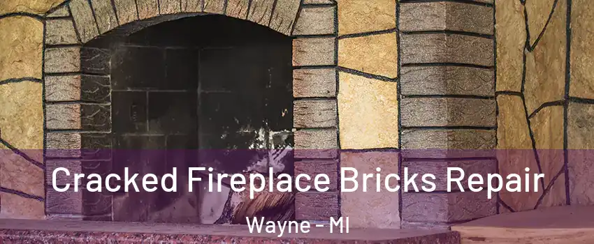 Cracked Fireplace Bricks Repair Wayne - MI