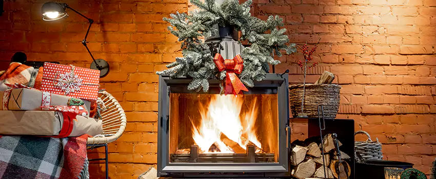 Travis Industries Linear Gas Fireplace Installation in Wayne, Michigan