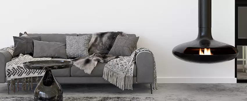 Circular Hanging Fireplace Installation Services in Wayne, MI