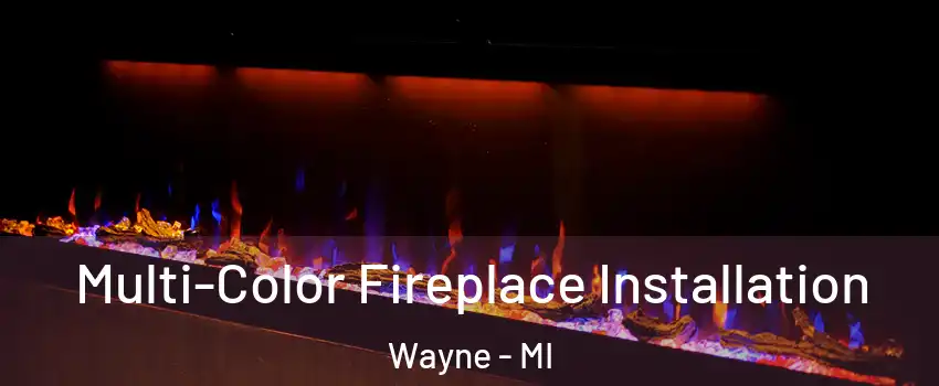  Multi-Color Fireplace Installation Wayne - MI